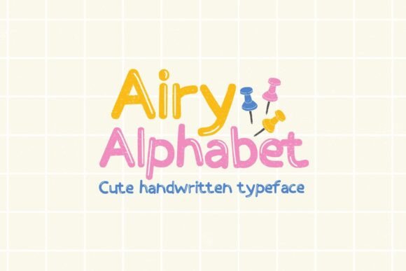 Airy Alphabet: A Font That Floats Your Message