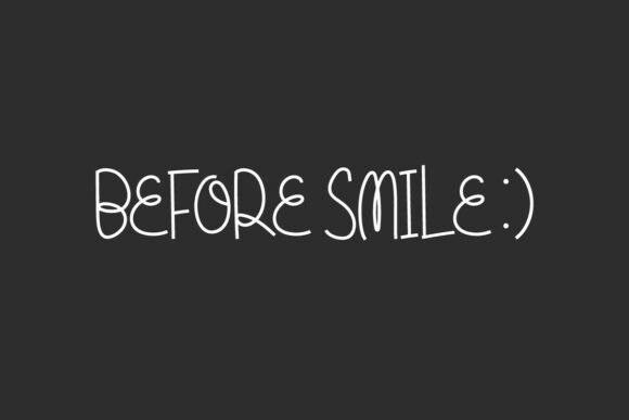 Before Smile Font: A Playful Typeface for Web Design