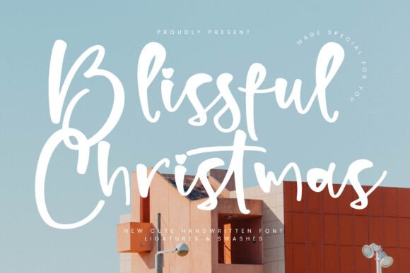 Blissful Christmas Font for Festive Design