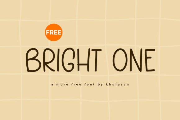 Bright One Font for Editorial Design