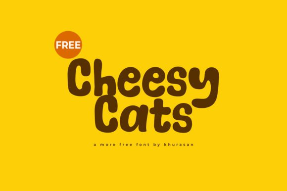 Cheese Cats Font for Web Design