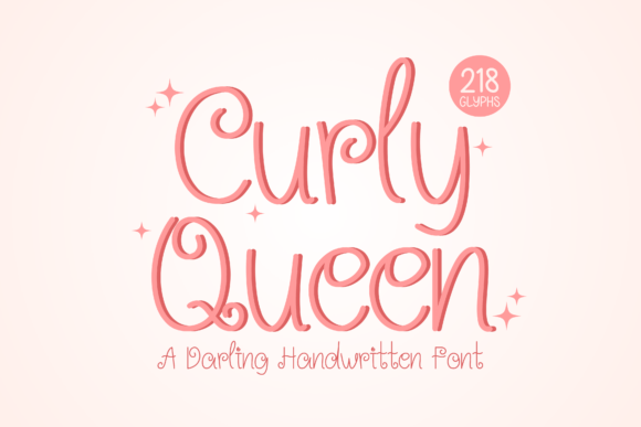 Curly Queen: A Magical Script Font