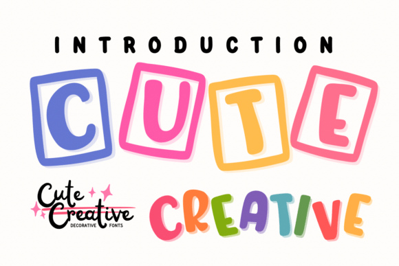 Cute Creative: A Playful Font for Branding