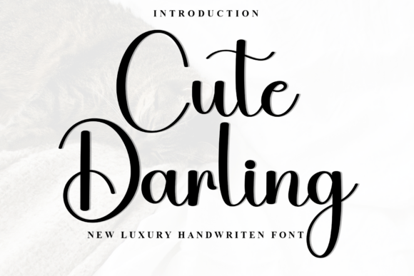 Cute Darling Font for Creative Makers