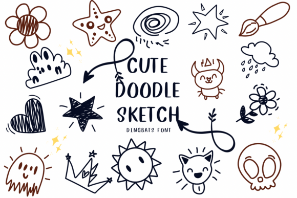 Cute Doodle Sketch Font Review