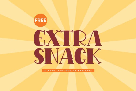 Extra Snack: A Cute Font for Business