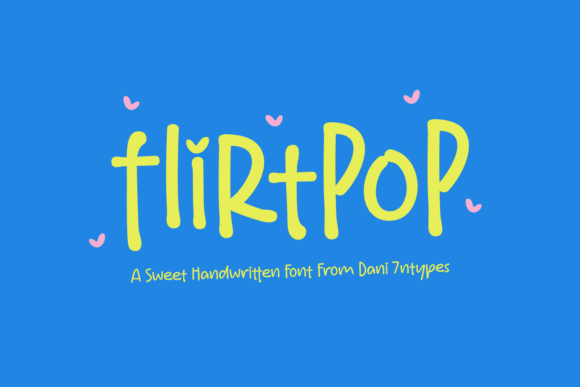 Flirtpop: A Cute Font for Creative Projects