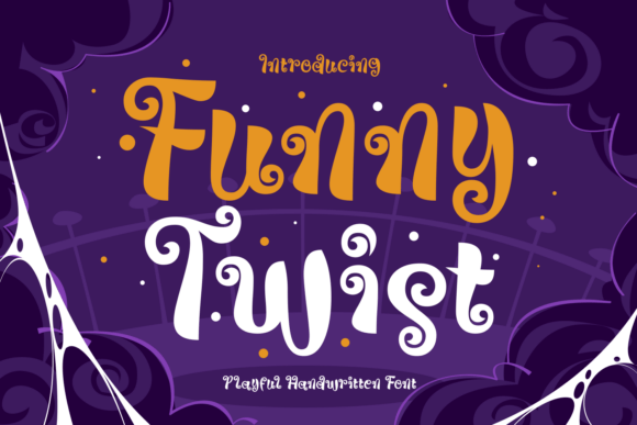 Funny Twist Font: Halloween Elegance