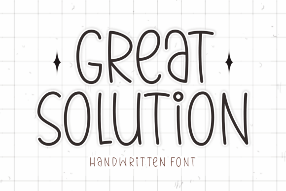 Great Solution Font for Clear Campaigns