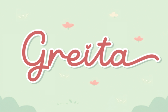 Greita: A Cheerful Script Font for Crafters