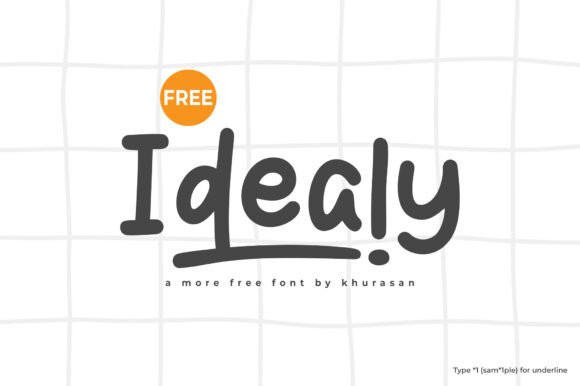 Idealy: A Creative Script Font