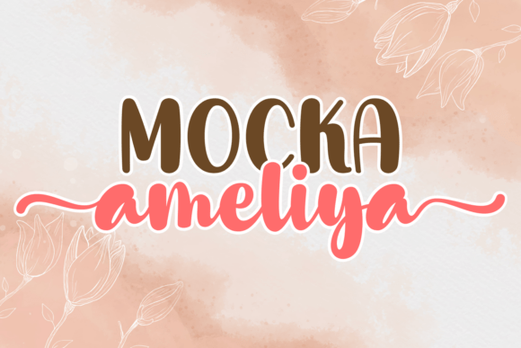 Mocka Ameliya Font for Web Design