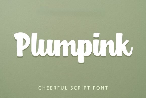 Plumpink: A Cheerful Script Font for Business Branding