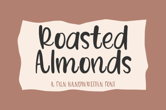 Roasted Almonds Font for Business