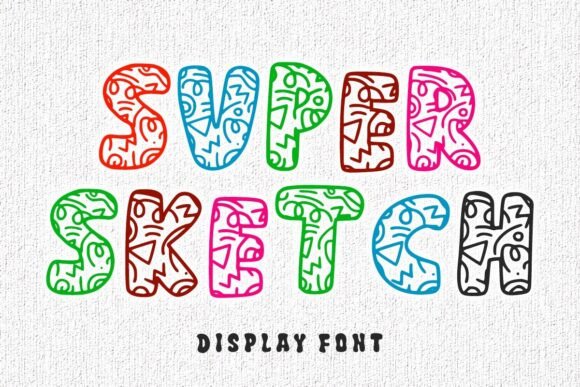 Super Sketch: A Friendly Font for Creative Campaigns