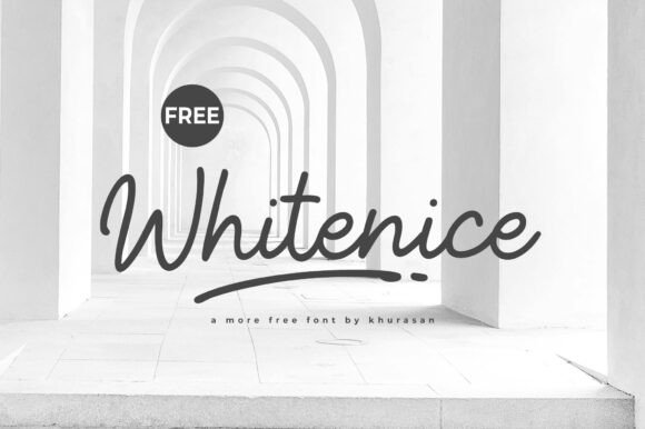 Whitenice: A Cute Handwritten Font for Creative Projects