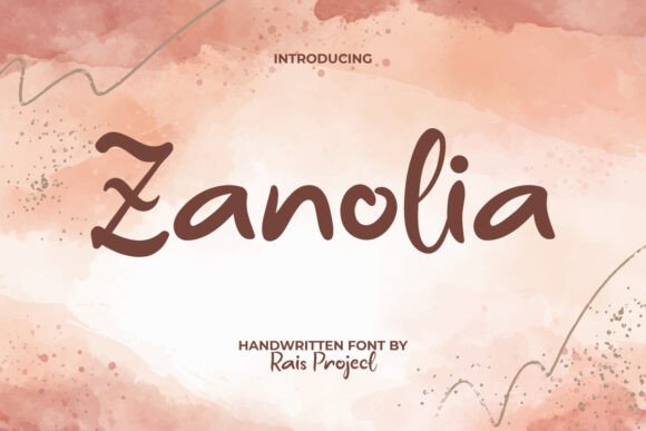 Zanolia: A Playful Font for Creative Web Design